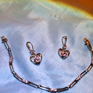 Woman's bracelet & earring set!! $75. Both pieces are 925 silver.